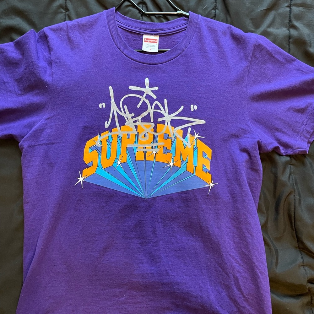 Supreme IRAK Arc Tee Purple Size S Mens